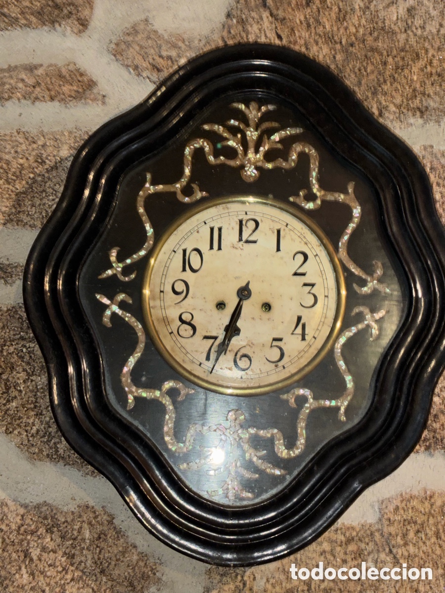 Wanduhren: Reloj de pared antiguo - Ojo de Buey - Estilo Isabelino
