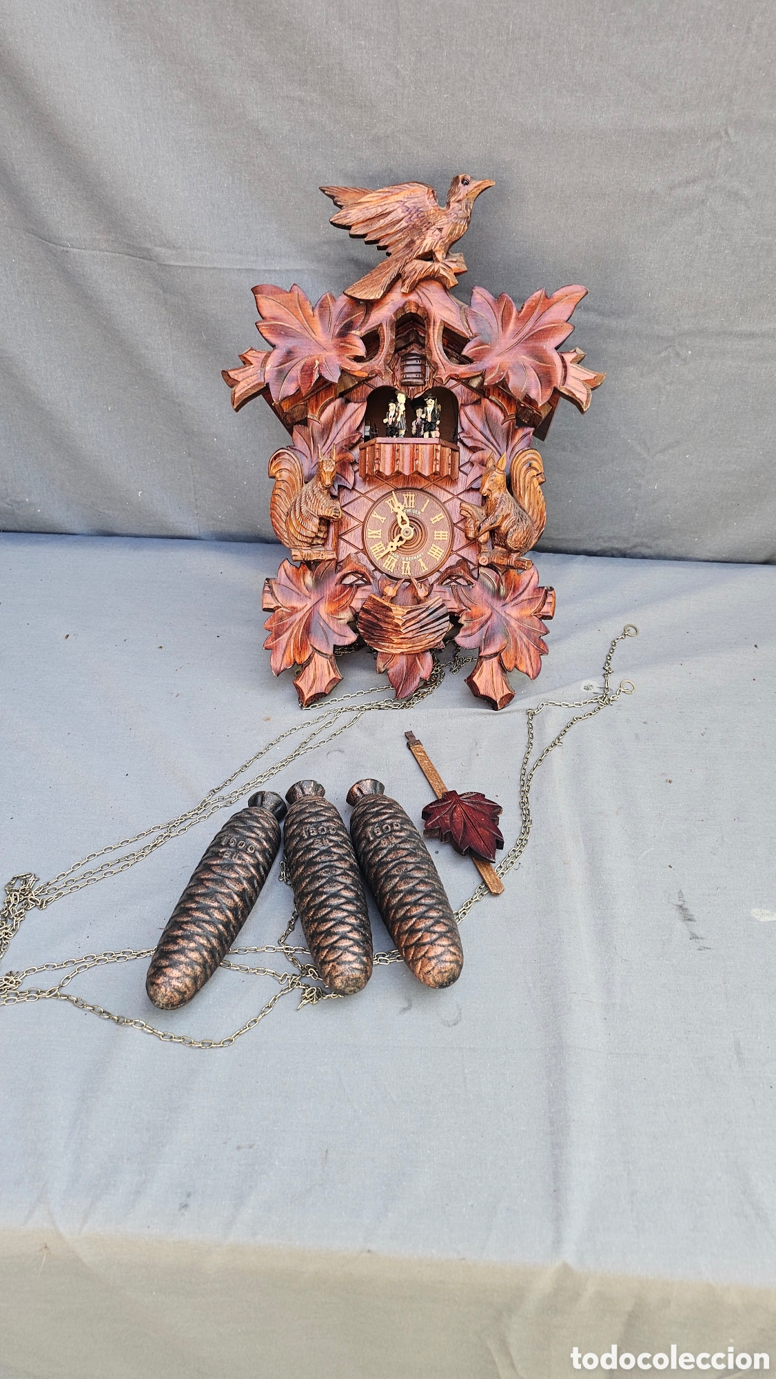Relojes de pared: Antiguo reloj de cuco selva negra modelo Anton Schneider