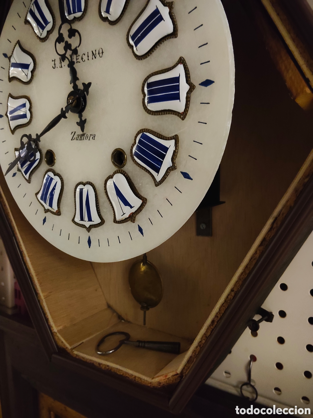 Relojes de pared: Magn&iacute;fico reloj ojo de buey - Foto 2