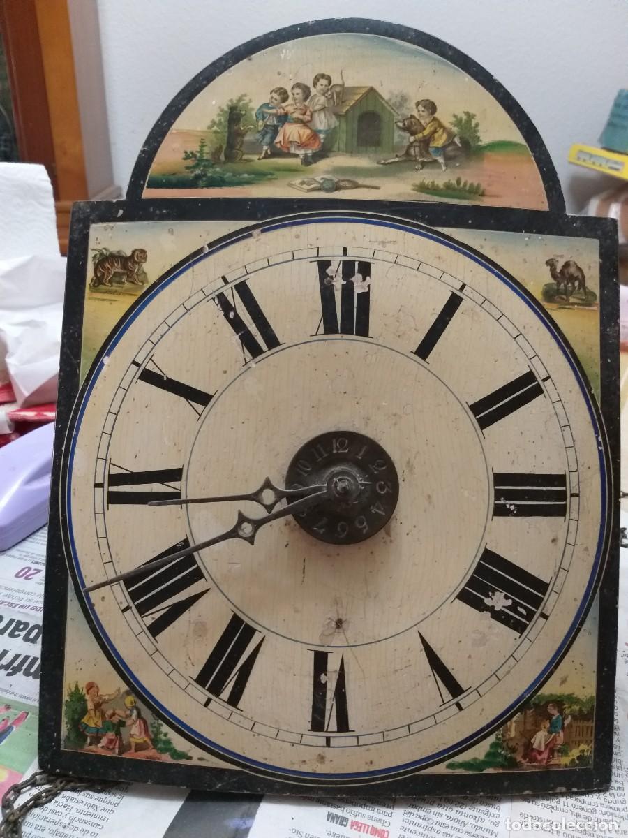 Relojes de pared: antiguo reloj de ratera - Foto 1