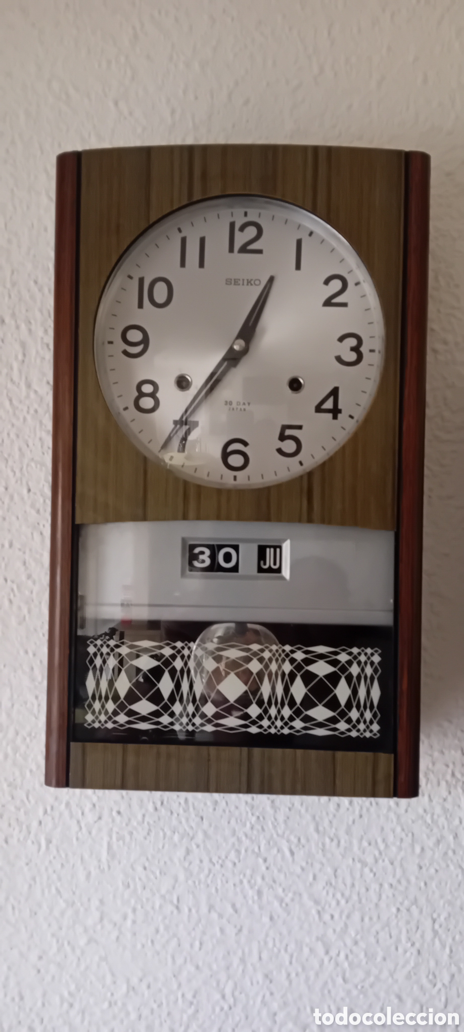 Relojes de pared: Reloj pared Seiko a&ntilde;os 60