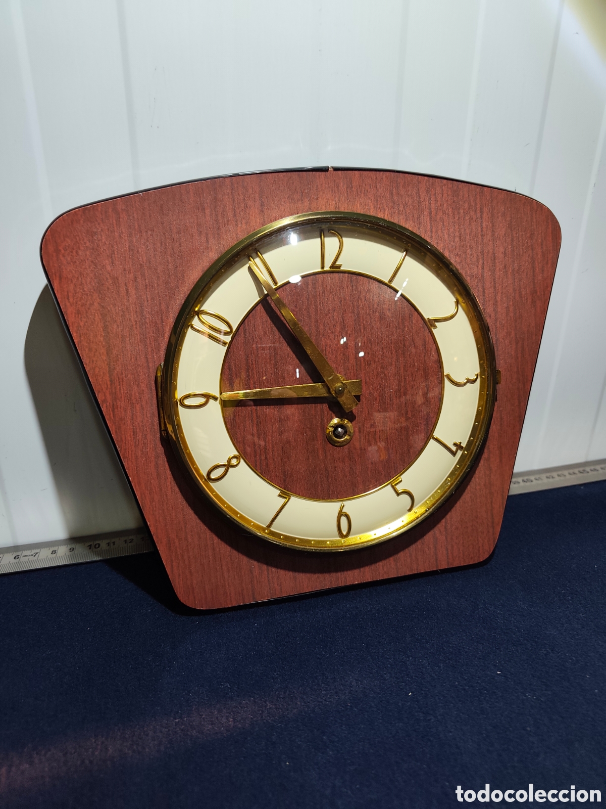 Relojes de pared: Reloj de Pared Vintage de Cuerda (Dise&ntilde;o Mid-Century / A&ntilde;os 50-60)
