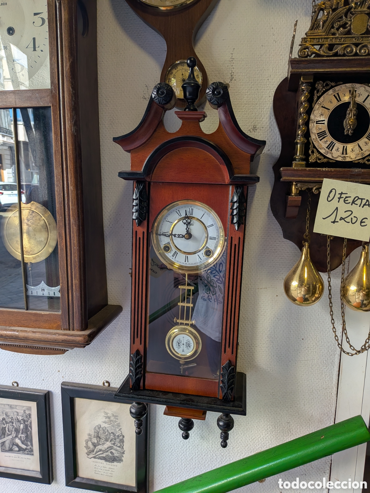 Relojes de pared: reloj de pared carga manual, HEPA. REF-9823