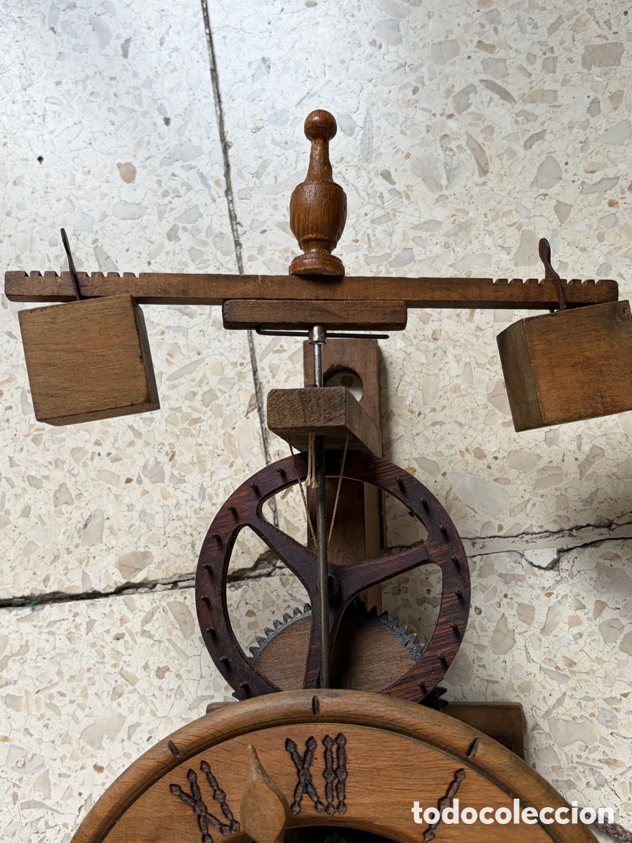 Relojes de pared: Reloj antiguo madera ARDAVIN - Foto 3