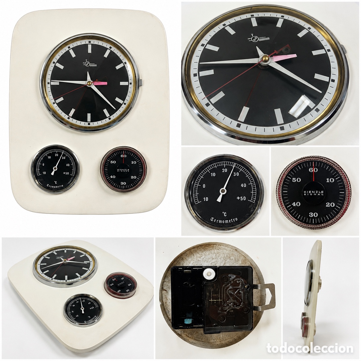 Relojes de pared: Estaci&oacute;n meteorol&oacute;gica Diamantini e Domeniconi Italia 1970&rsquo;s