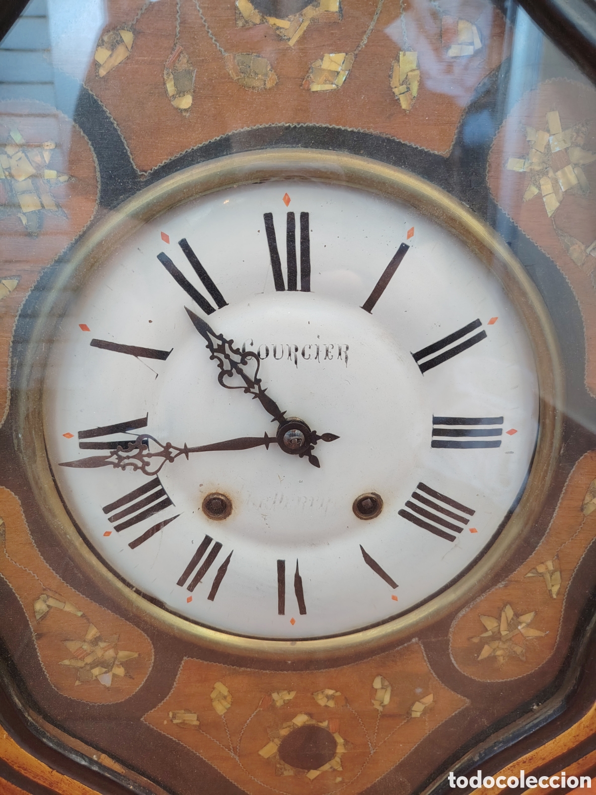 Relojes de pared: ANTIGUO RELOJ OJO DE BUEY FUNCIONANDO - Foto 3