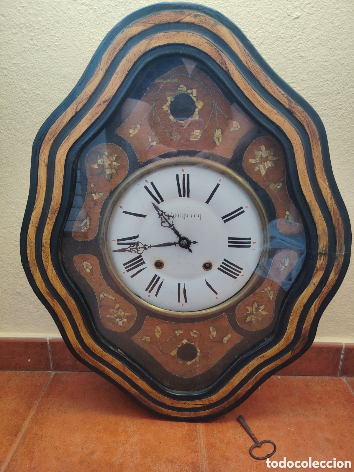 Relojes de pared: ANTIGUO RELOJ OJO DE BUEY FUNCIONANDO