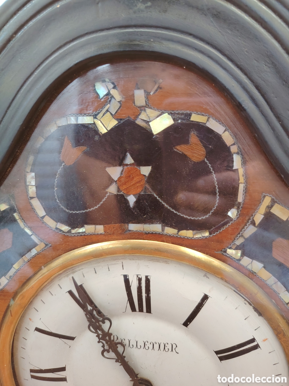 Relojes de pared: ANTIGUO RELOJ OJO DE BUEY FUNCIONANDO - Foto 2