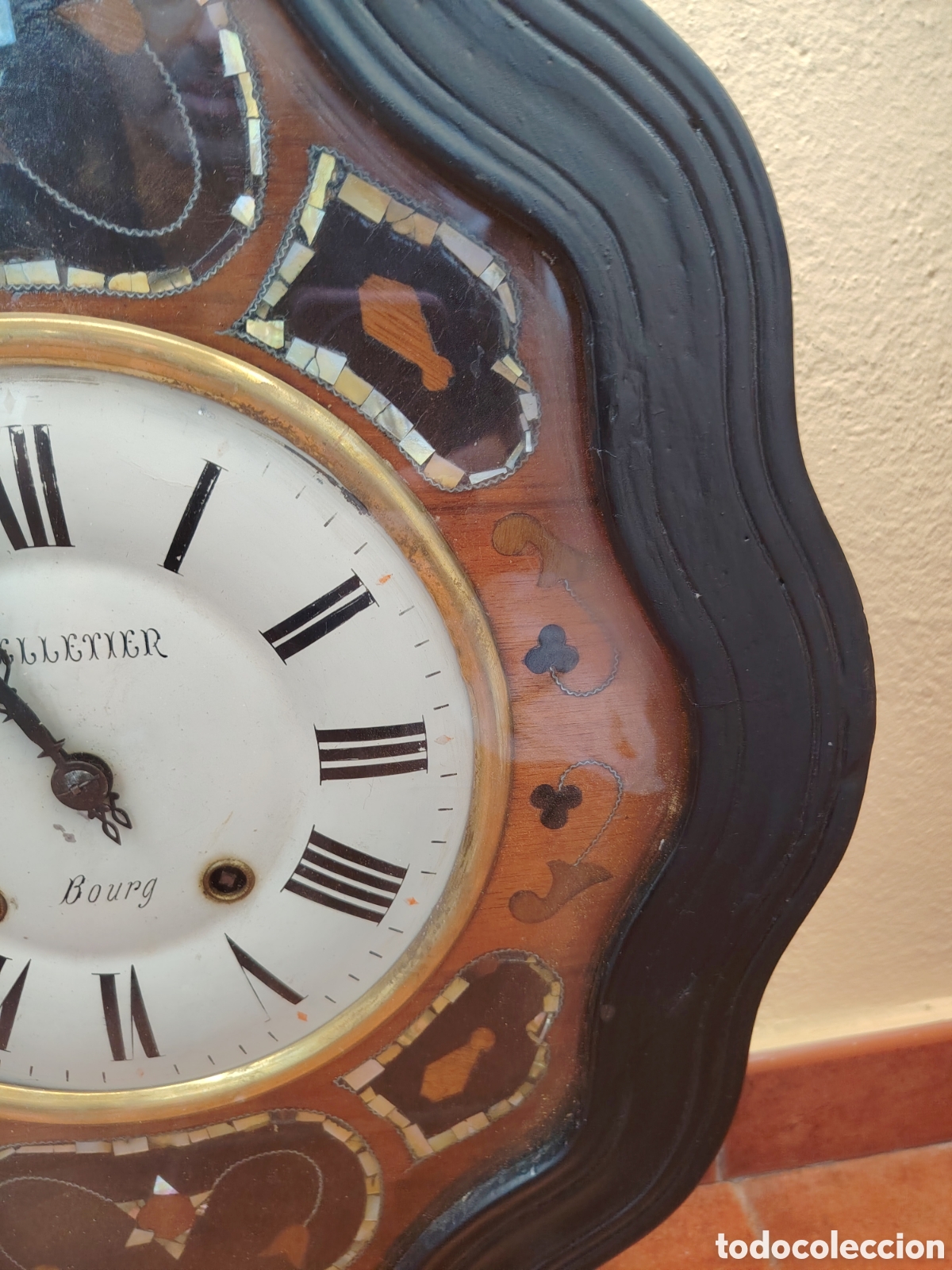 Relojes de pared: ANTIGUO RELOJ OJO DE BUEY FUNCIONANDO - Foto 3