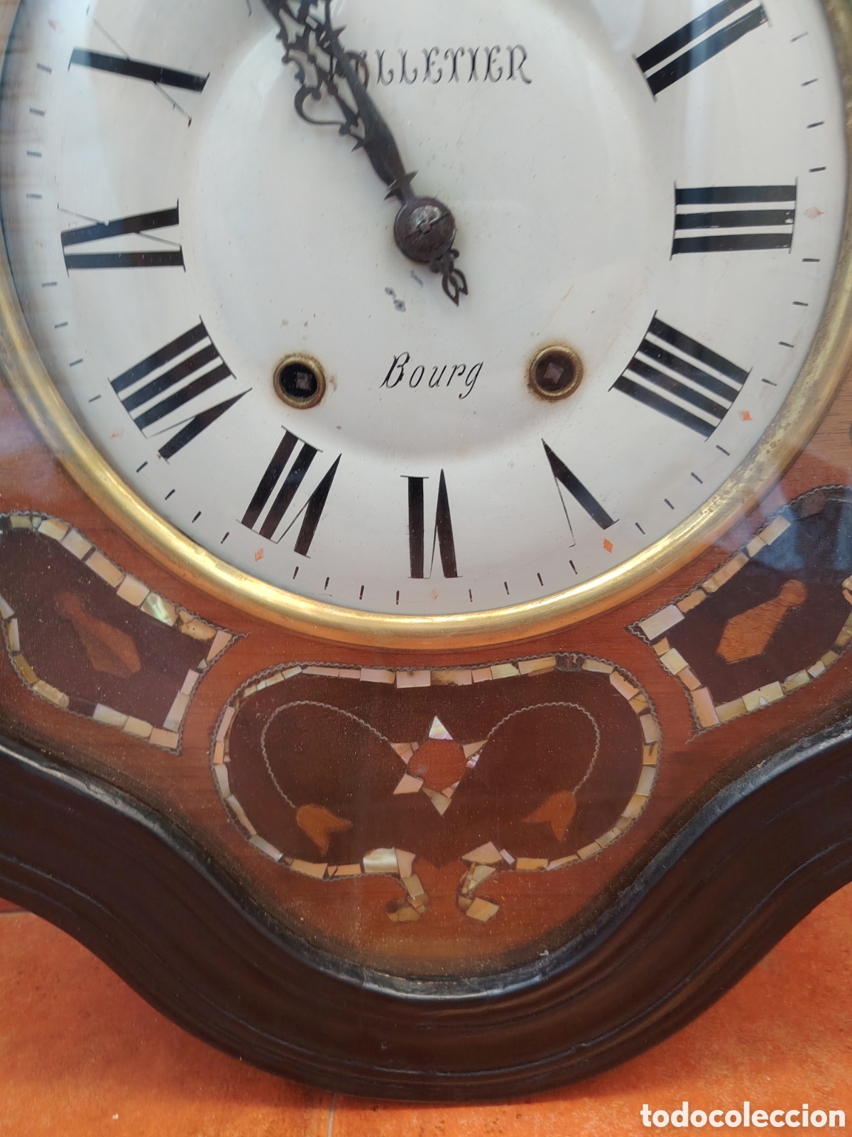 Relojes de pared: ANTIGUO RELOJ OJO DE BUEY FUNCIONANDO - Foto 4