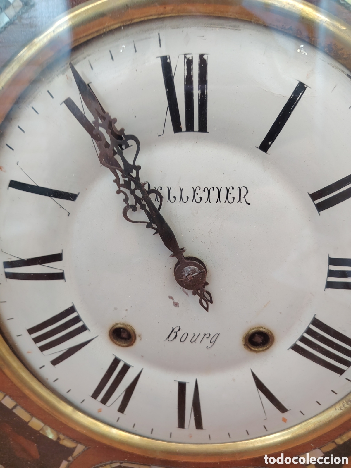 Relojes de pared: ANTIGUO RELOJ OJO DE BUEY FUNCIONANDO - Foto 6