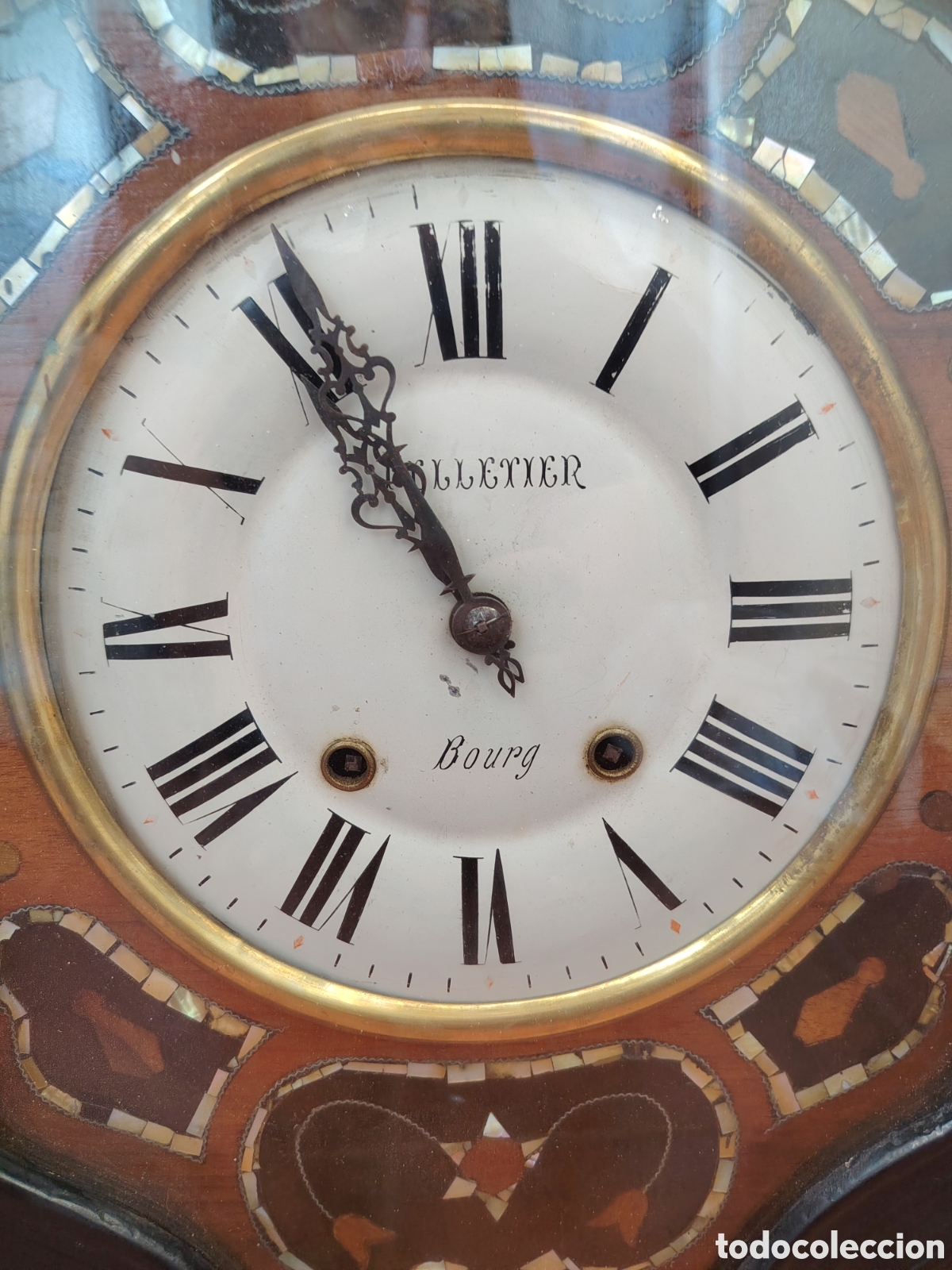 Relojes de pared: ANTIGUO RELOJ OJO DE BUEY FUNCIONANDO - Foto 8