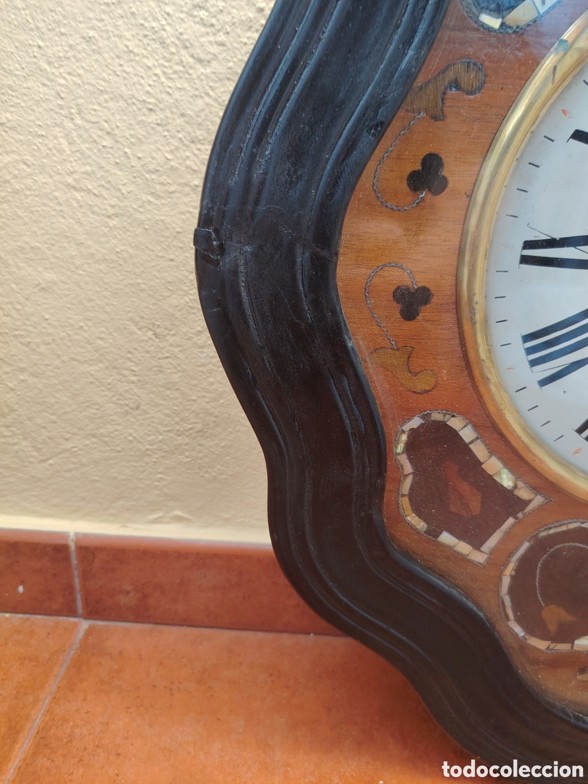 Relojes de pared: ANTIGUO RELOJ OJO DE BUEY FUNCIONANDO - Foto 9
