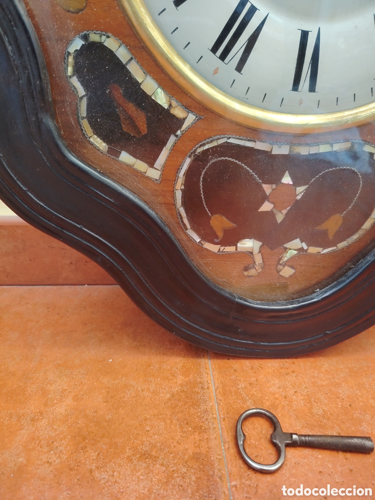 Relojes de pared: ANTIGUO RELOJ OJO DE BUEY FUNCIONANDO - Foto 10