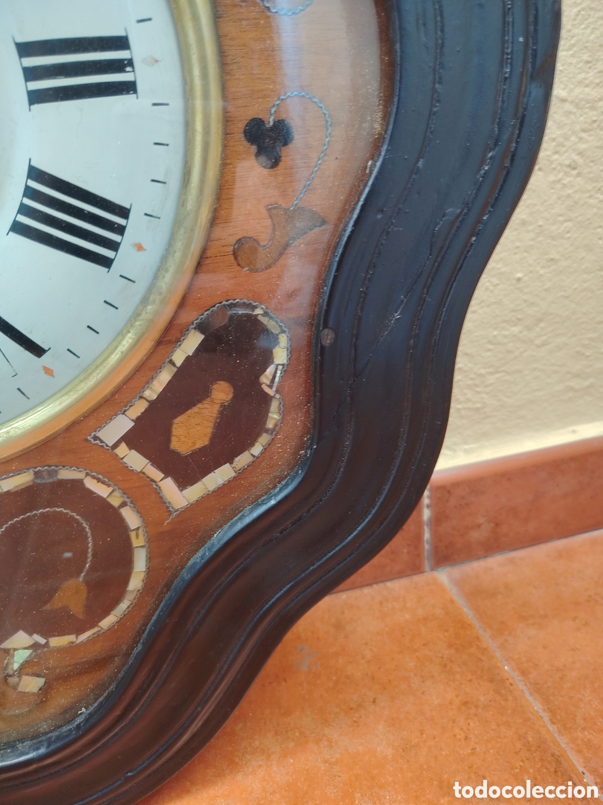 Relojes de pared: ANTIGUO RELOJ OJO DE BUEY FUNCIONANDO - Foto 11
