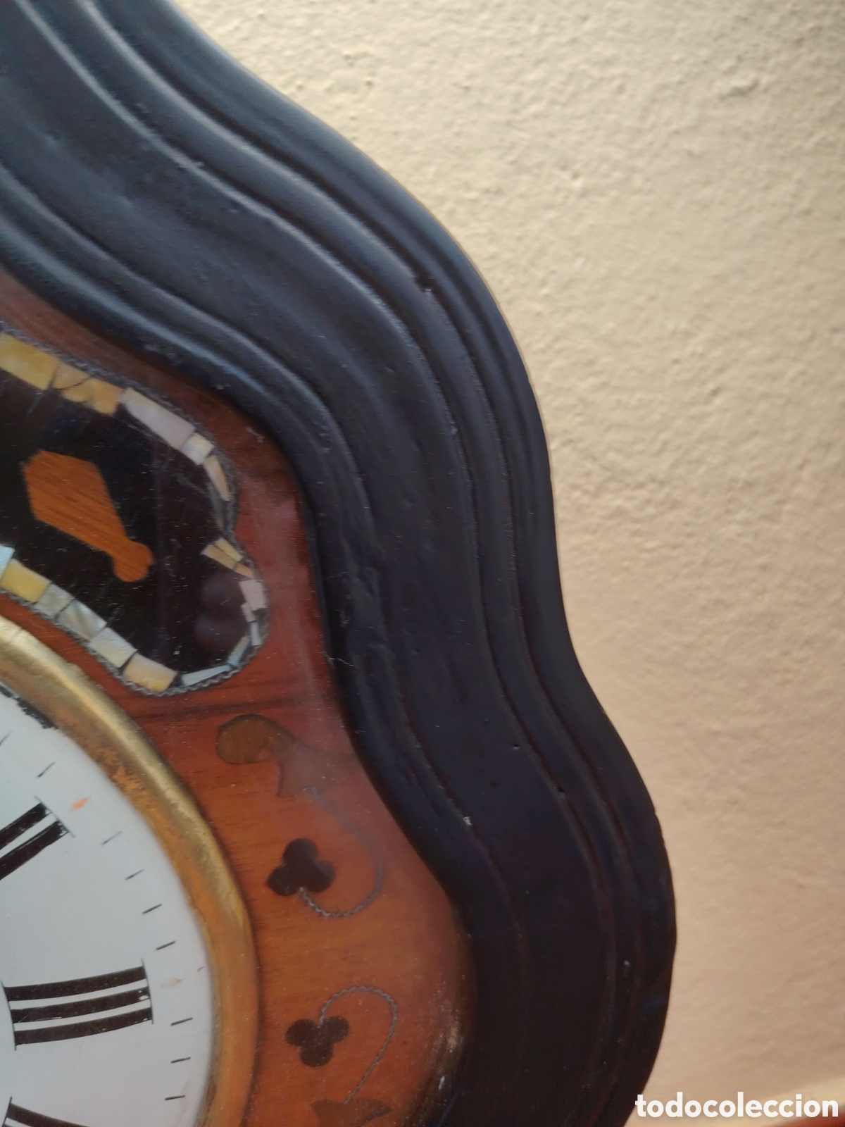 Relojes de pared: ANTIGUO RELOJ OJO DE BUEY FUNCIONANDO - Foto 12
