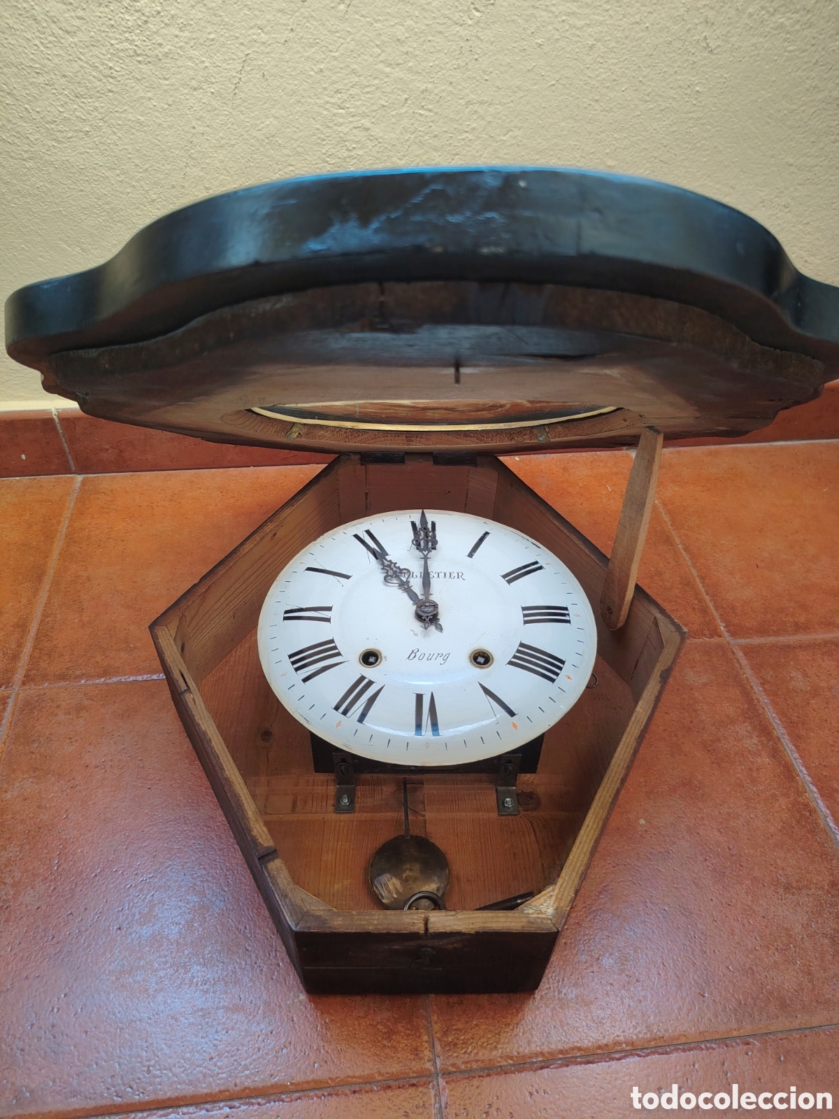 Relojes de pared: ANTIGUO RELOJ OJO DE BUEY FUNCIONANDO - Foto 14