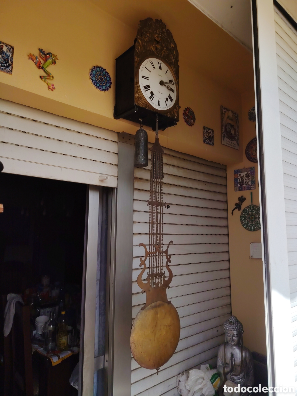 Relojes de pared: ANTIGUO RELOJ MOREZ FUNCIONANDO