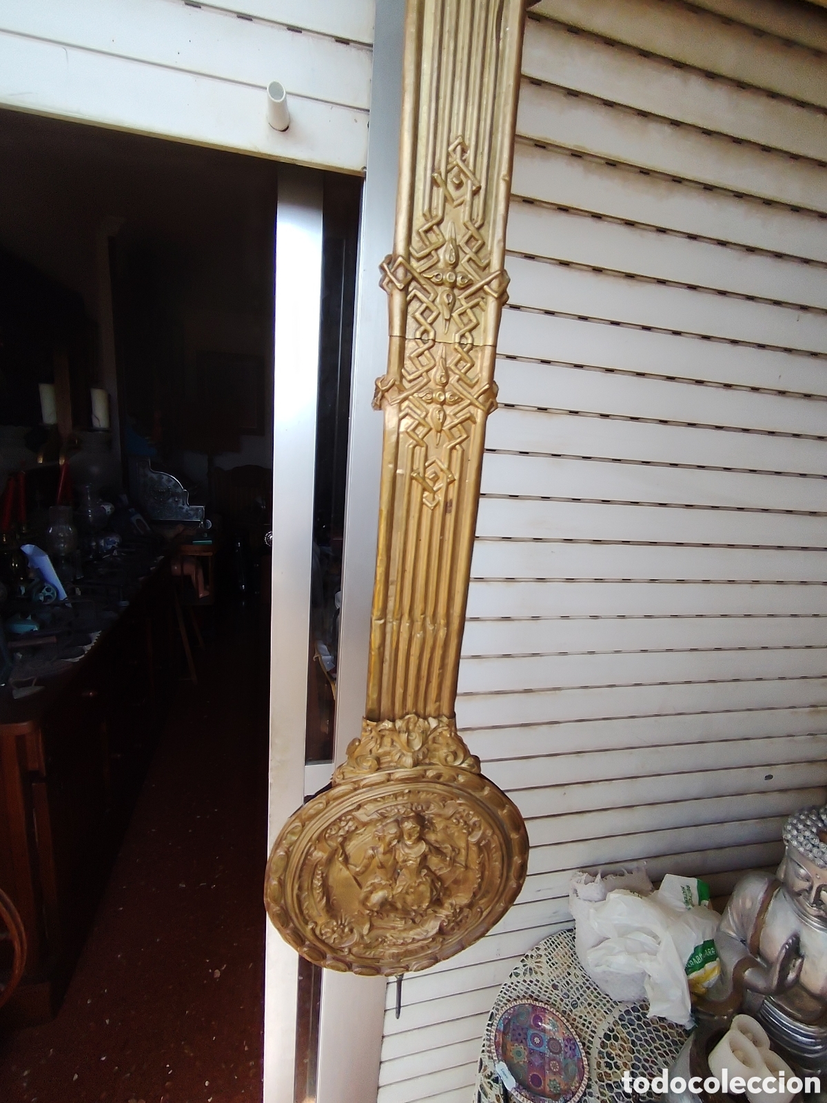 Relojes de pared: ANTIGUO RELOJ TIPO MOREZ - Foto 4