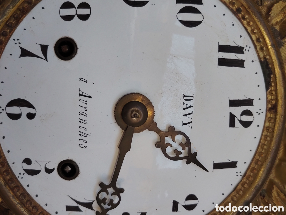 Relojes de pared: ANTIGUO RELOJ TIPO MOREZ - Foto 6
