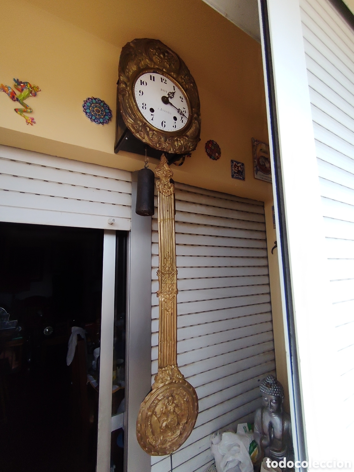 Wall clocks: ANTIGUO RELOJ TIPO MOREZ