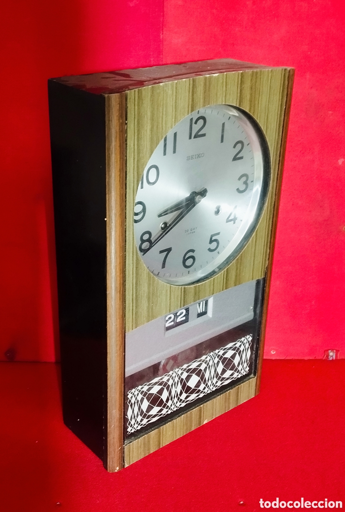 Relojes de pared: Reloj de pared Seiko con calendario - Foto 10
