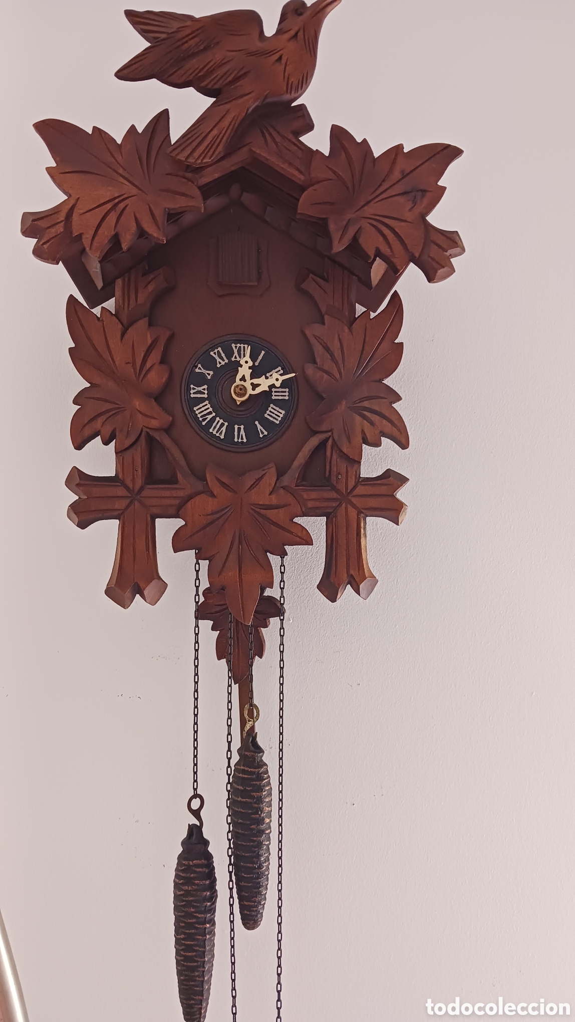 Wanduhren: ANTIGUO RELOJ DE CUCO, DE MADERA
