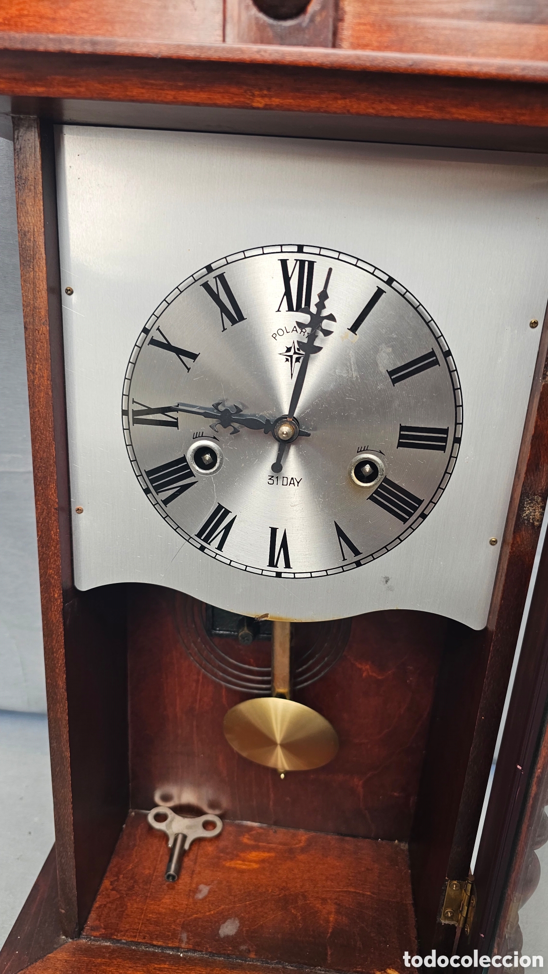 Relojes de pared: Antiguo reloj POLARIS - Foto 2