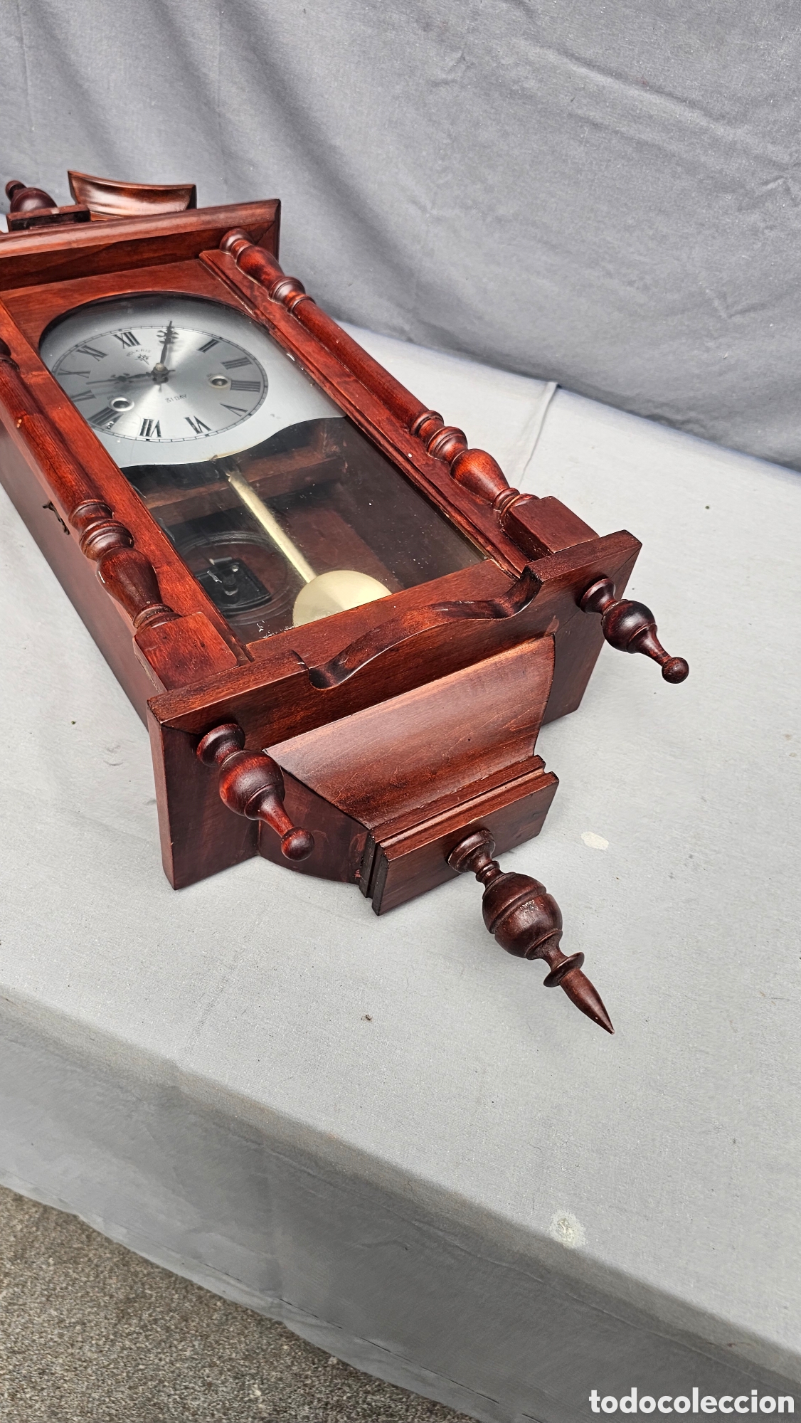 Relojes de pared: Antiguo reloj POLARIS - Foto 5