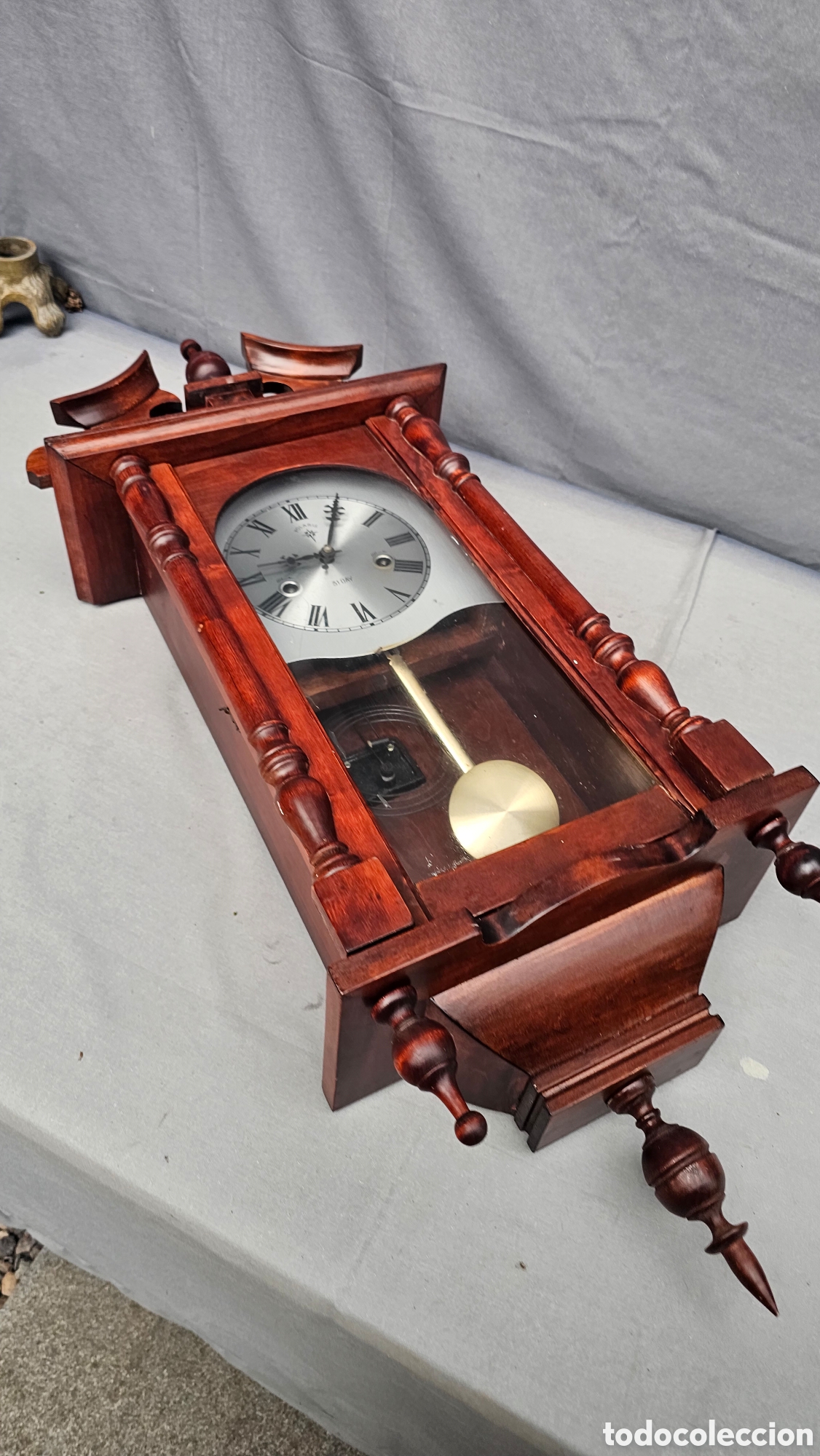 Relojes de pared: Antiguo reloj POLARIS - Foto 6