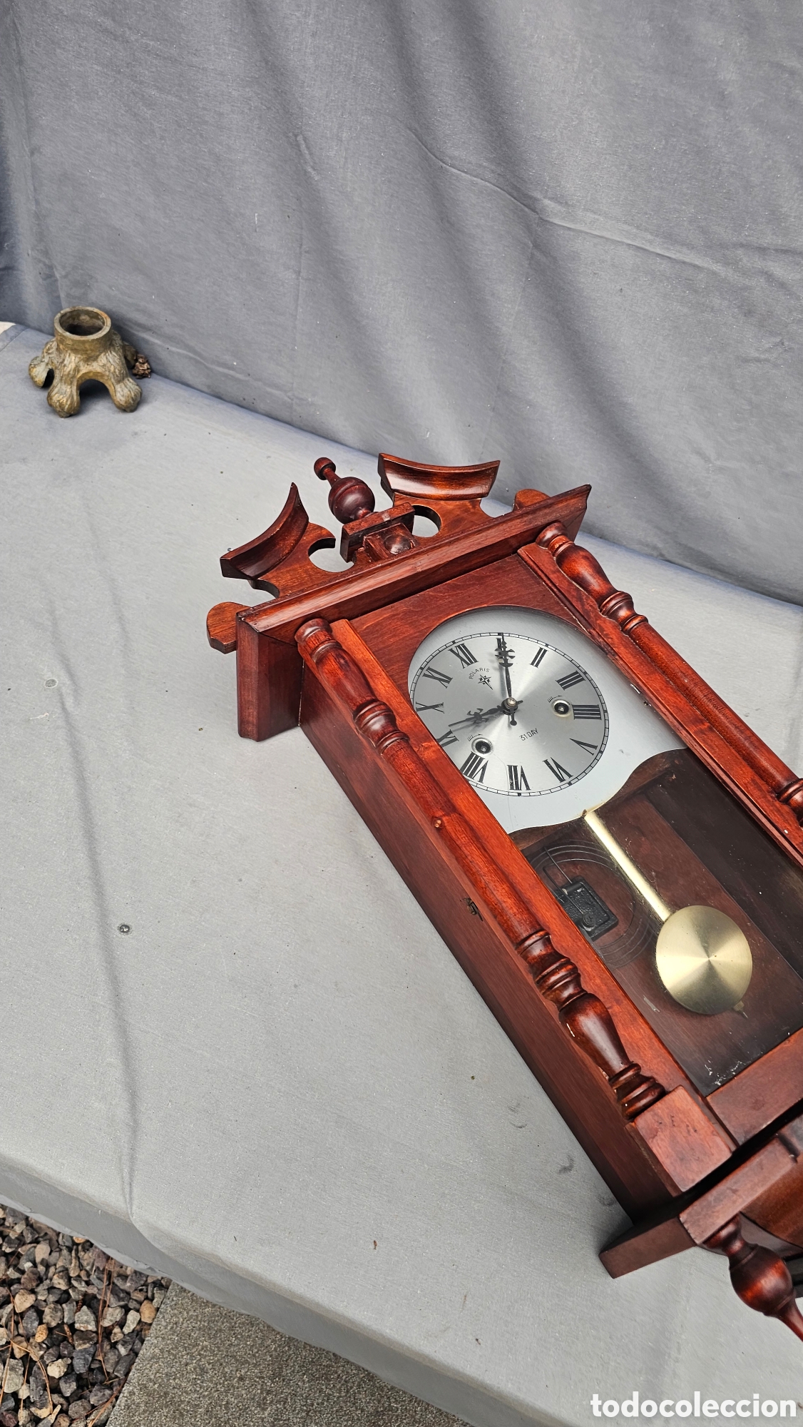 Relojes de pared: Antiguo reloj POLARIS - Foto 7