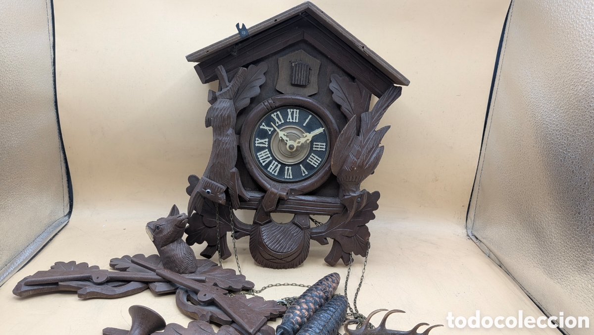 Wanduhren: RELOJ CUCO ARTESANAL SELVA NEGRA Regula 25 Made in West Germany