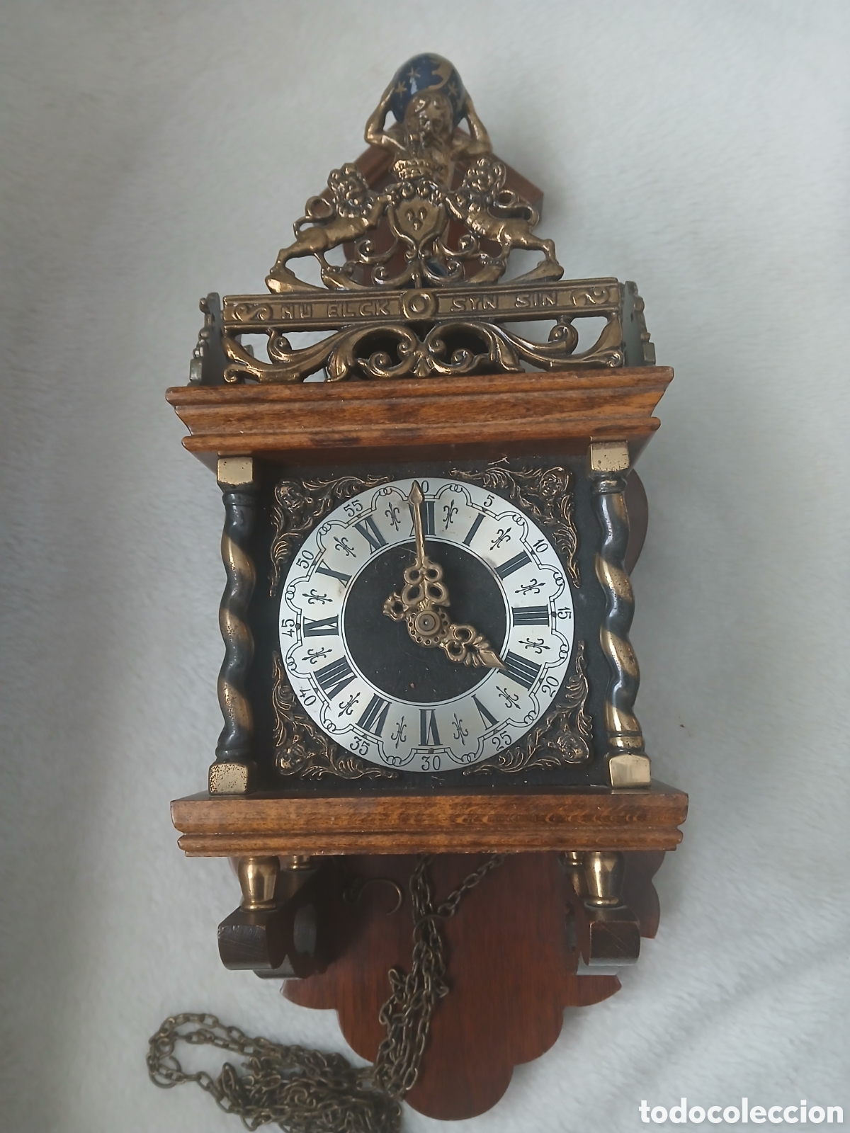 Rel&oacute;gios de parede: RELOJ DE PARED HOLAND&Eacute;S, ZAANSE. DECORACI&Oacute;N EN BRONCE .