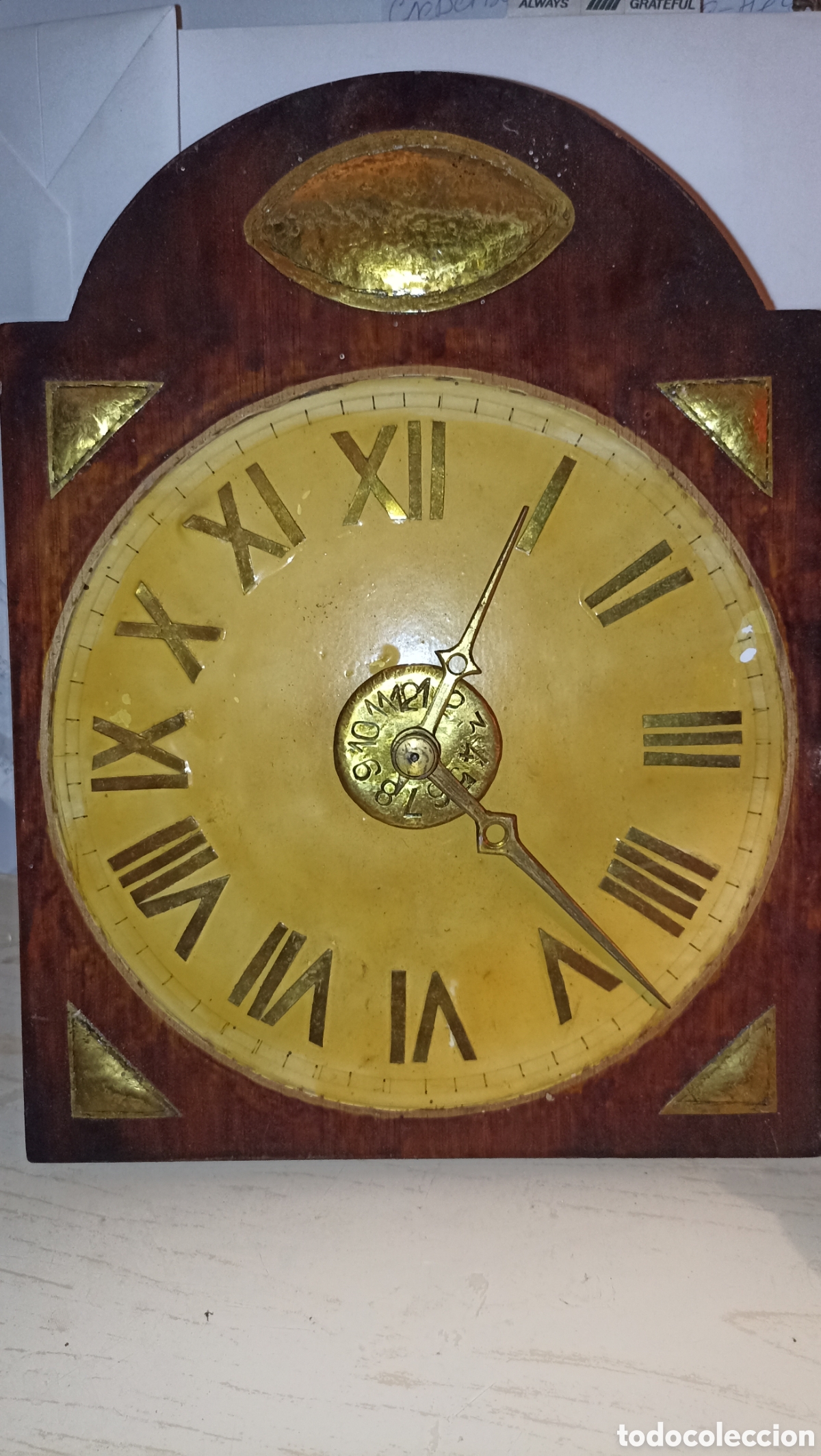Relojes de pared: Reloj Antiguo de Pesas tipo Selva Negra - Maquinaria de Madera y Campana