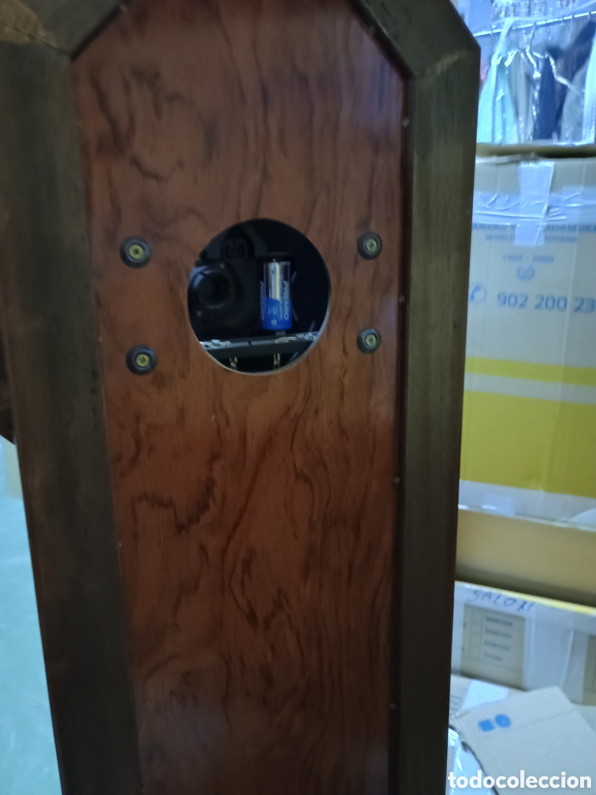 Relojes de pared: Reloj de pared de madera precioso - Foto 5