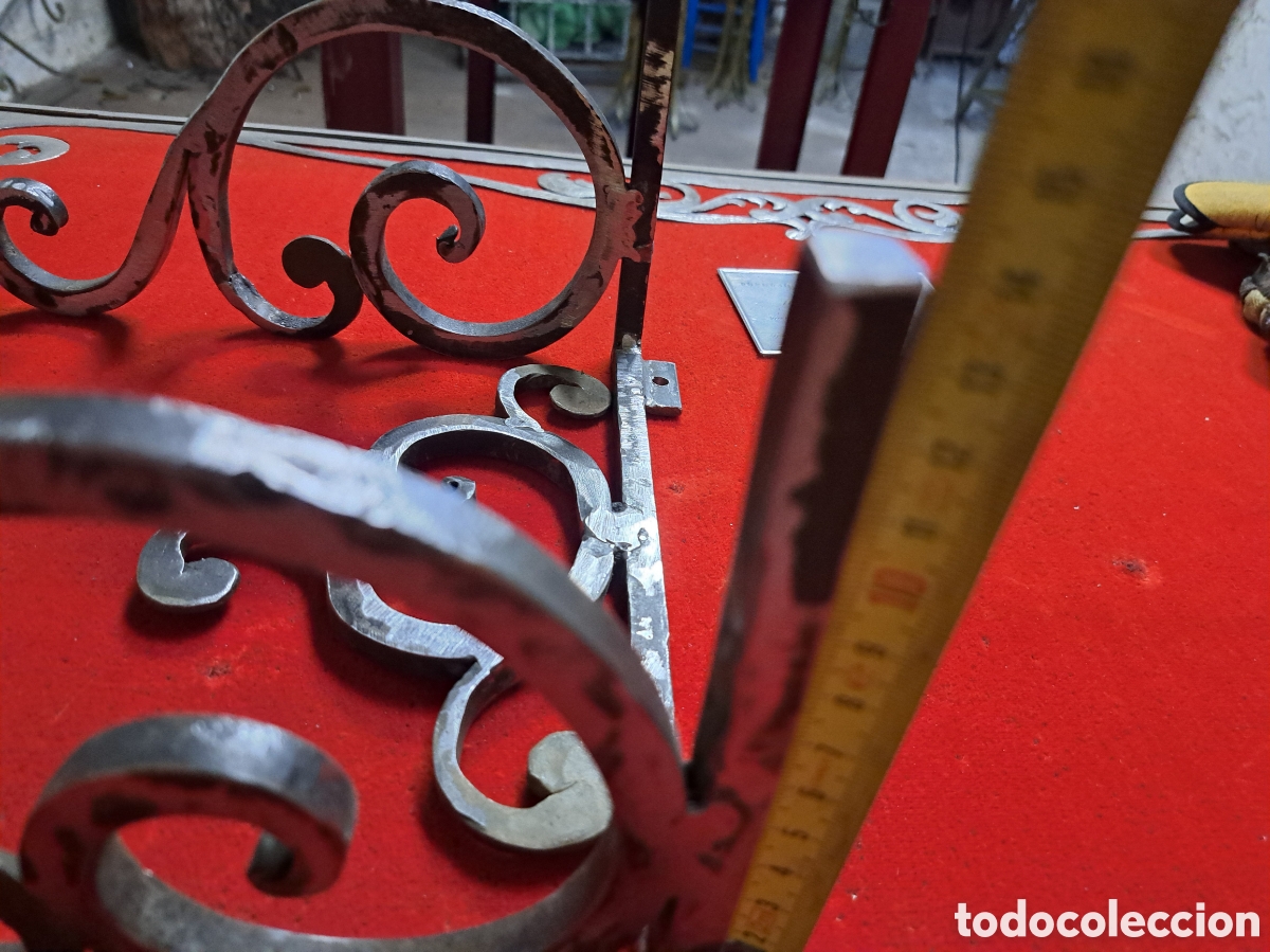 Relojes de pared: Soporte reloj morez en hierro - Foto 7