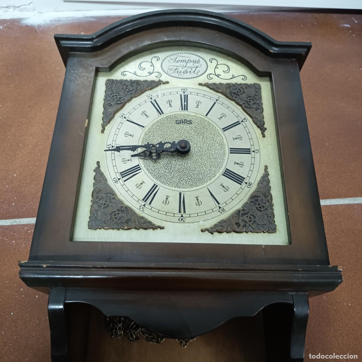 Relojes de pared: Reloj madera pared vintage - Foto 3