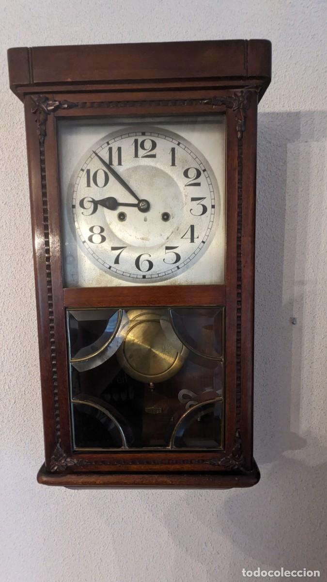 Relojes de pared: Reloj de Pared Vintage Tipo Ratisbona / Junghans Excelente Estado