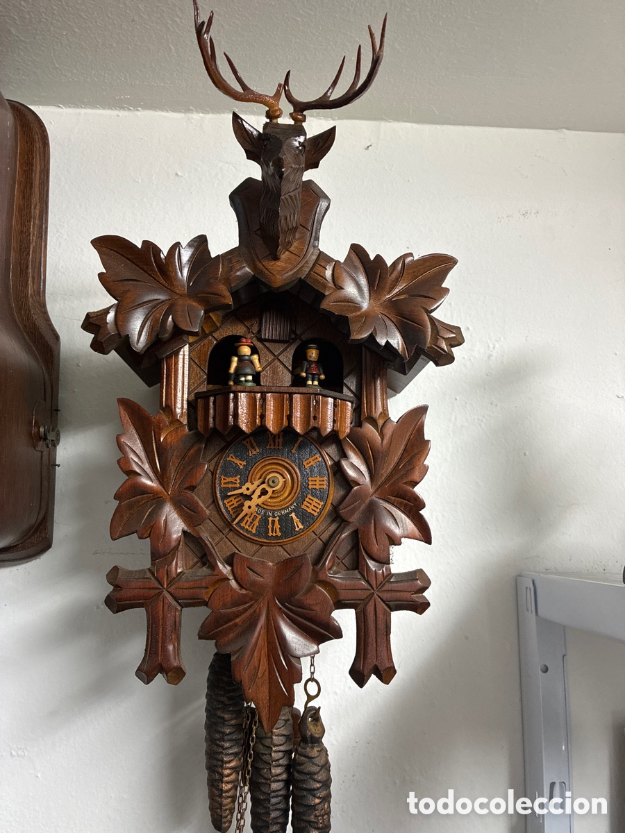 Relojes de pared: Antiguo Reloj Cuco Alem&aacute;n.