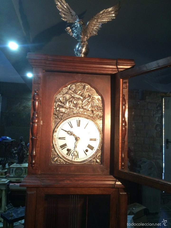 Relojes de pie: ANTIGUO RELOJ DE PIE MOREZ - Foto 4