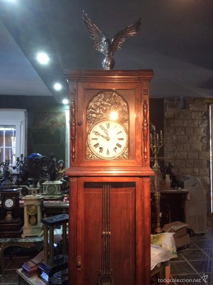 Relojes de pie: ANTIGUO RELOJ DE PIE MOREZ - Foto 9