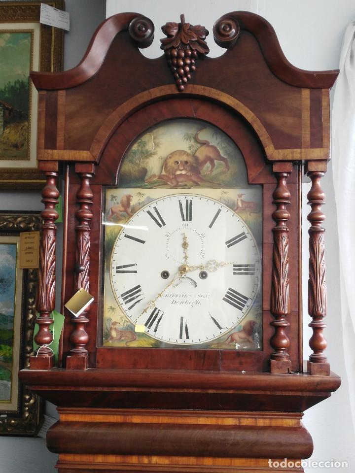Relojes de pie: RELOJ DE ANTESALA GRANDFATHER EDUARDINO SIGLO XIX - Foto 1 - 189267412