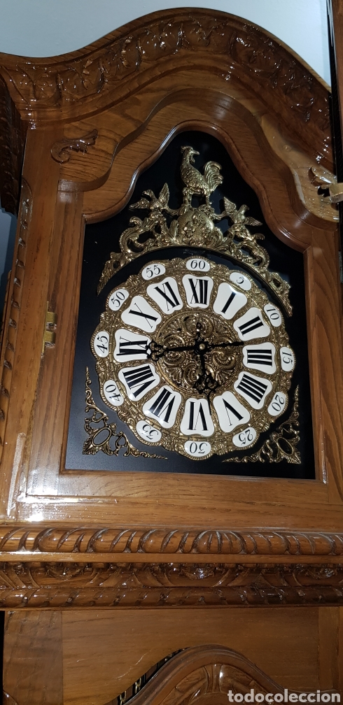 Relojes de pie: Reloj de pie ( madera con talla ) - Foto 6