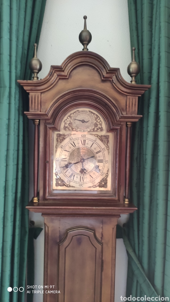 Relojes de pie: Reloj de pi&eacute; con carrill&oacute;n - Foto 5