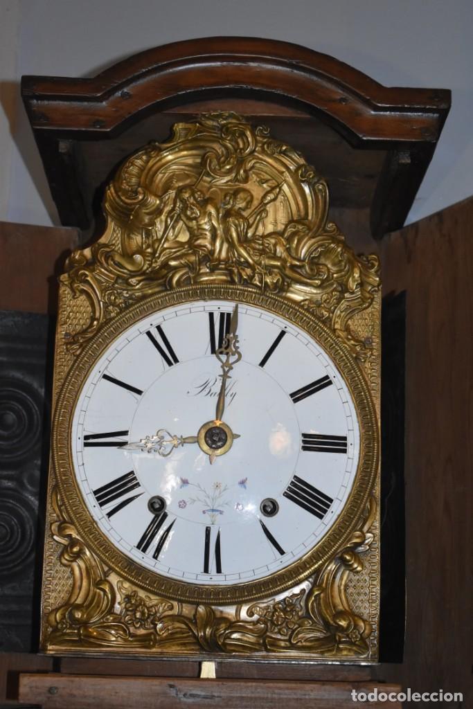 Relojes de pie: ESPECTACULAR RELOJ ANTIGUO DE PIE MOREZ - Foto 8