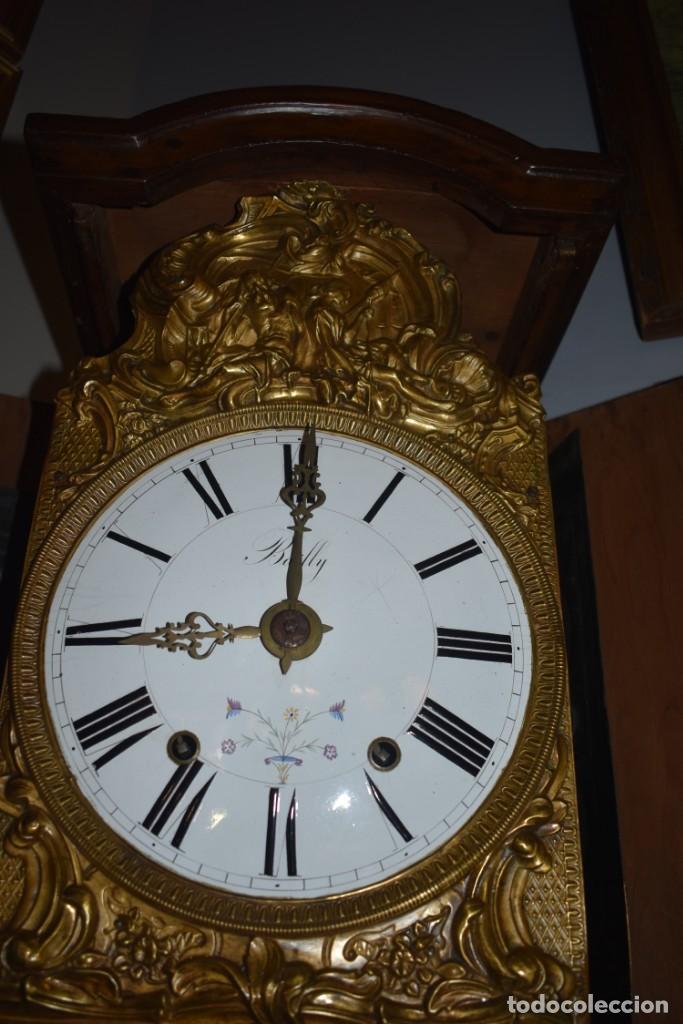 Relojes de pie: ESPECTACULAR RELOJ ANTIGUO DE PIE MOREZ - Foto 10