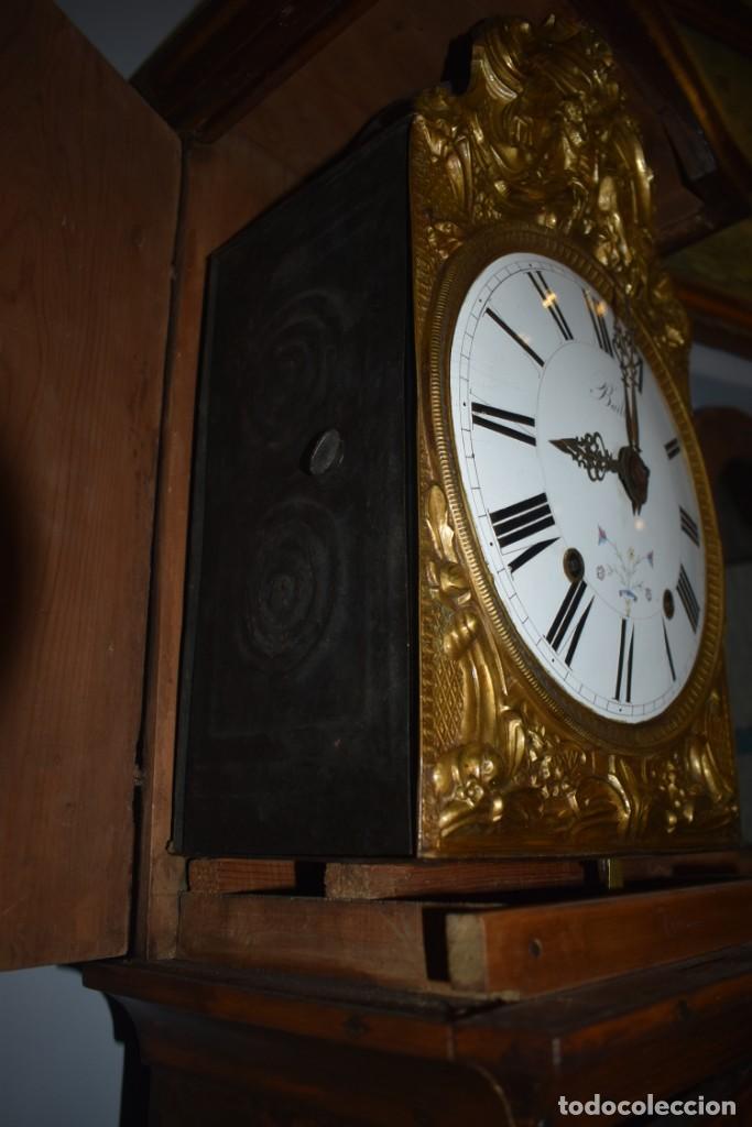 Relojes de pie: ESPECTACULAR RELOJ ANTIGUO DE PIE MOREZ - Foto 18