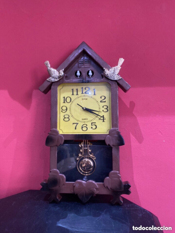Relojes de pie: Reloj diseño antiguo Classic art wall clock silvano cocu . Con pindulo funciona perfectamente - Foto 4 - 254713050