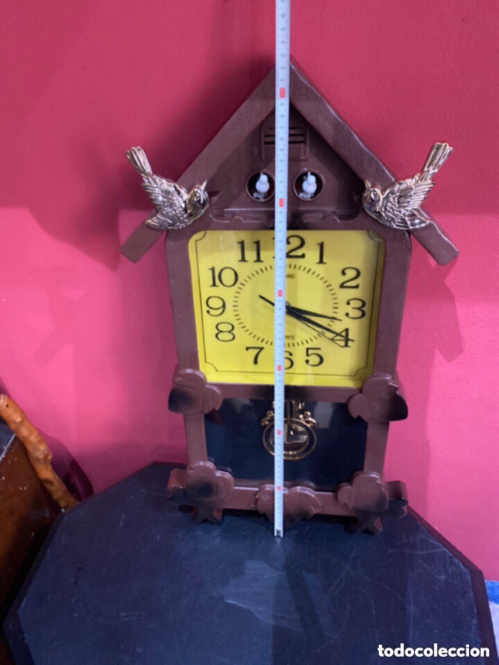 Relojes de pie: Reloj diseño antiguo Classic art wall clock silvano cocu . Con pindulo funciona perfectamente - Foto 14 - 254713050