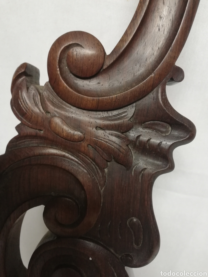 Relojes de pie: PIEZA DE RELOJ DE PIE EN MADERA TORNEADA. DESPIECE. - Foto 3